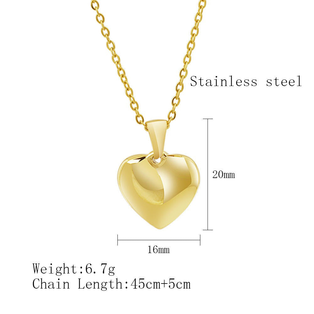 Heart pendant with chain