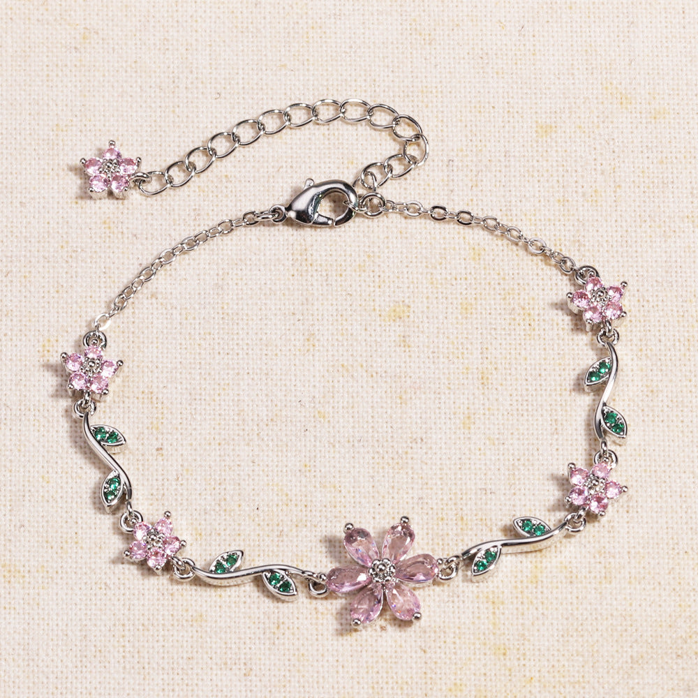 Flower Leaf Bracelet