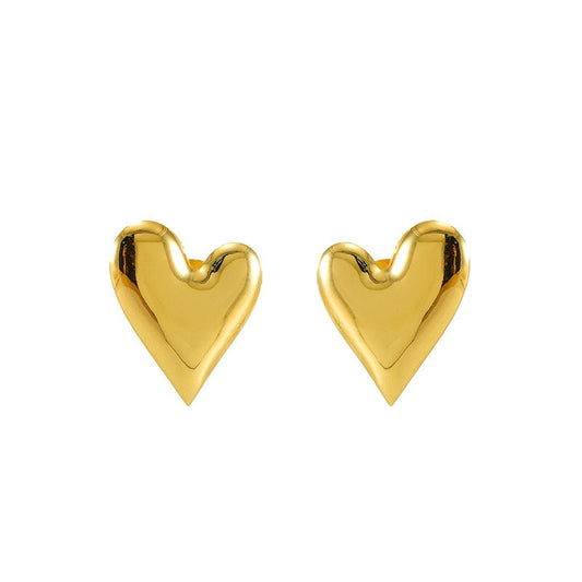 Heart shaped 3D Earrings