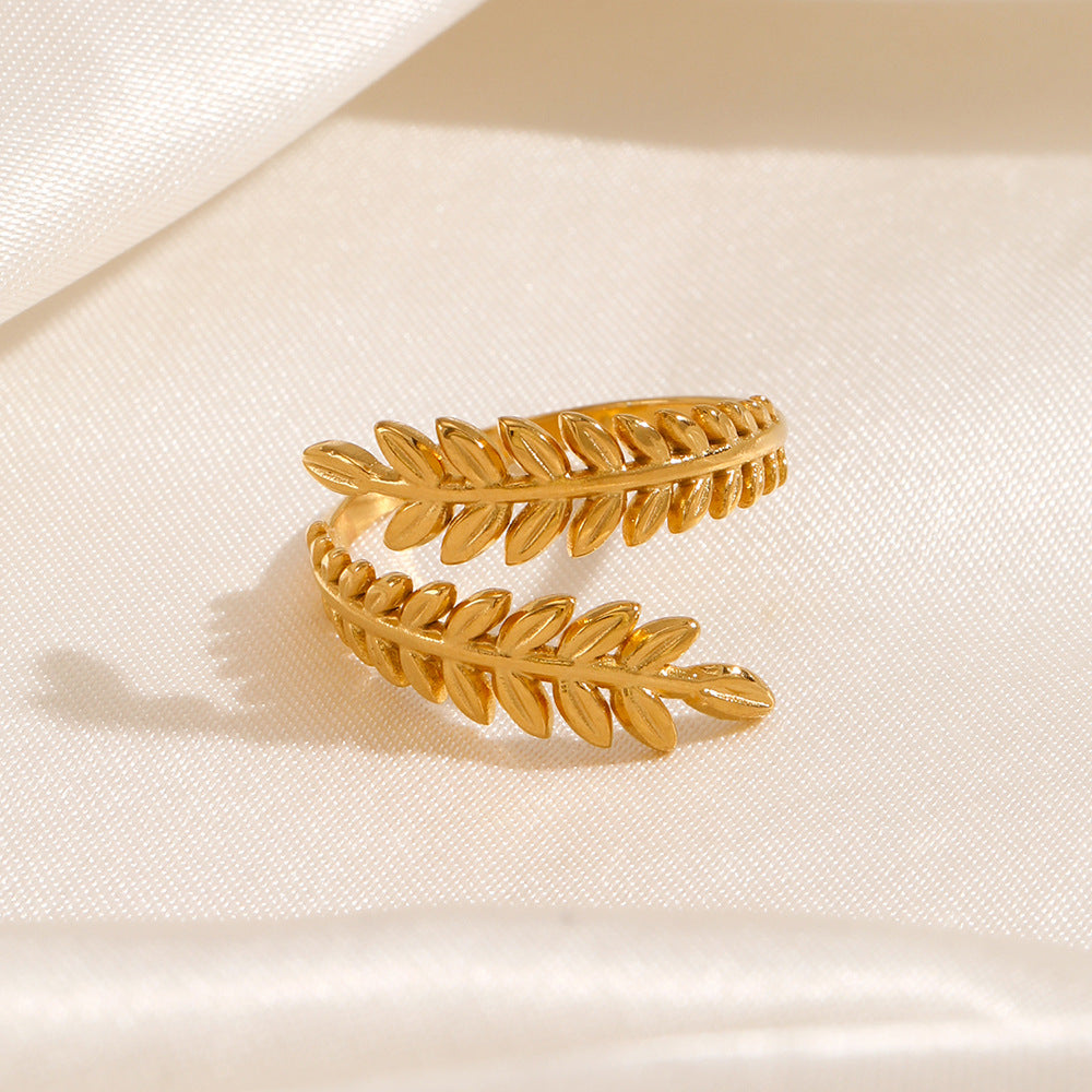 Gold Leaf Rings