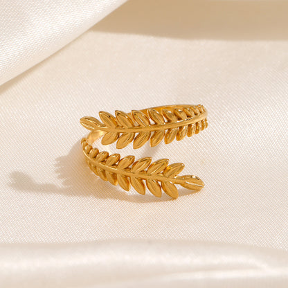 Gold Leaf Rings