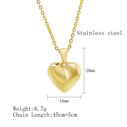 Heart pendant with chain